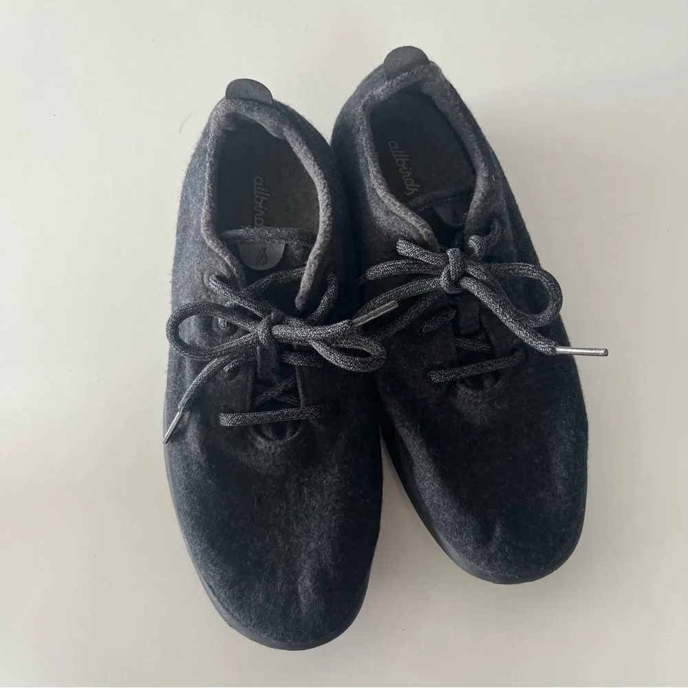 allbirds Women's Black Wool Running Shoes